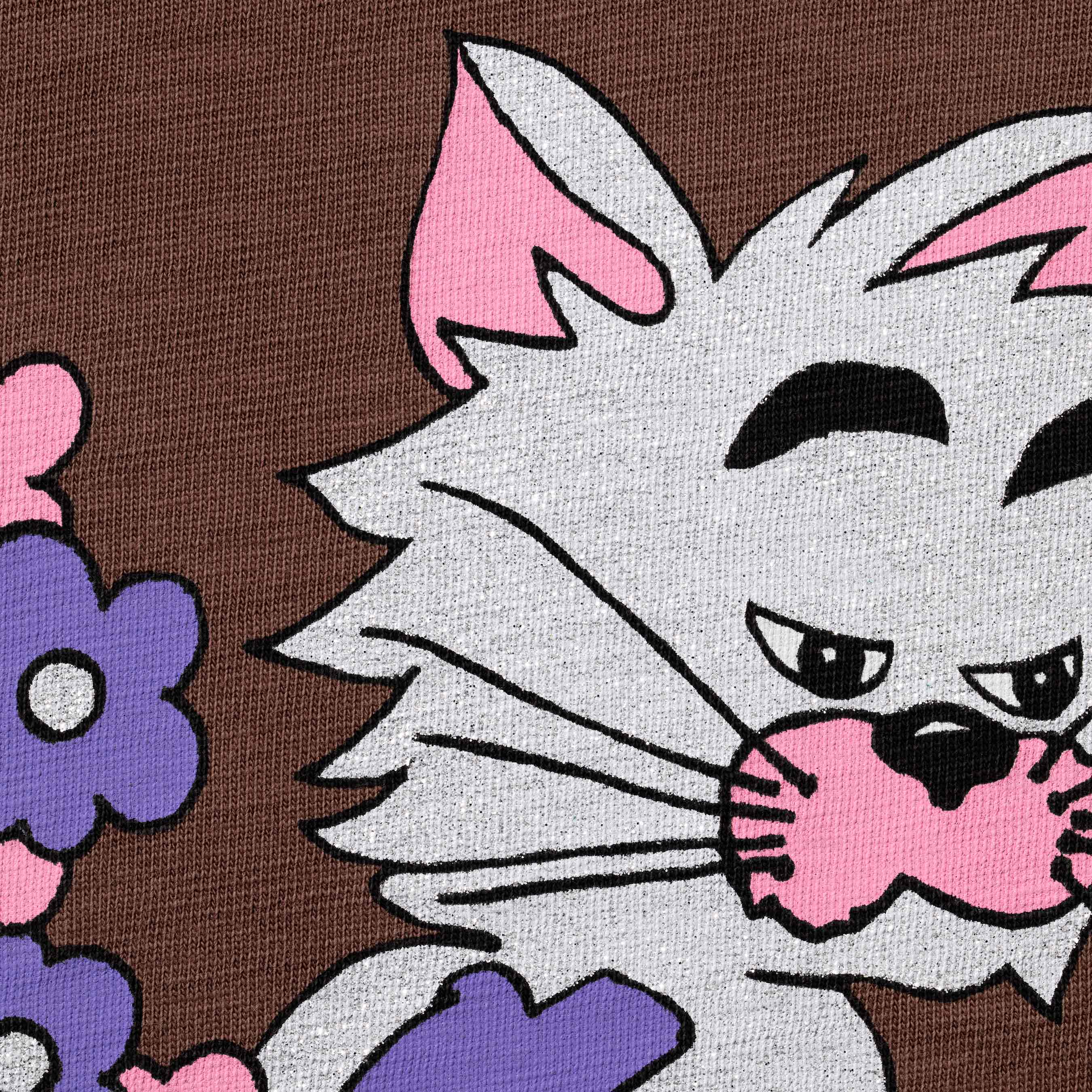 Glitter Cat S/S Top view 5